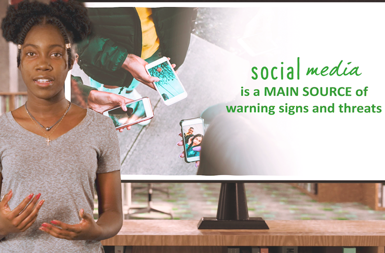 Say Something social media