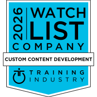 2026 Training Industry Custom Content Developement List Logo