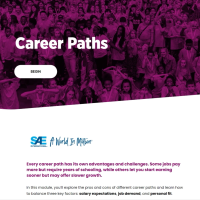 SAE Career Pathfinder Website 
