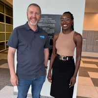 d'Vinci President Mason Scuderi and Women Leaders President & CEO Shadae Paul