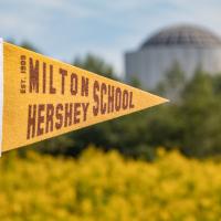 Milton Hershey School Pennant and Founder's Hall