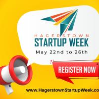 Hagerstown Startup Week Registration Graphic