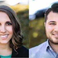 photo of dvinci employees Christine Kurtz and Nathan Carmona