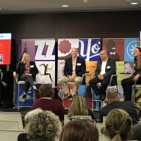 a picture of an ADT Panel session 