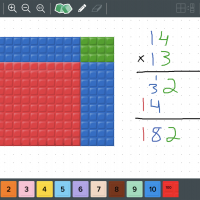 Screenshot of Math U See tool