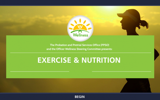 Screenshot of the Wellness Course Series project on a laptop computer