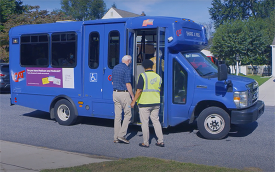 Screenshot of the Transportation Education Tool project on a laptop computer