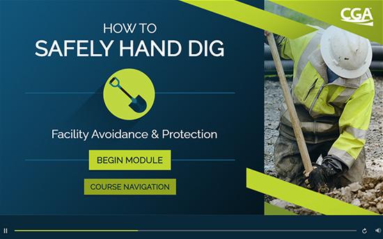 Common Ground Alliance How to Safely Dig Website 