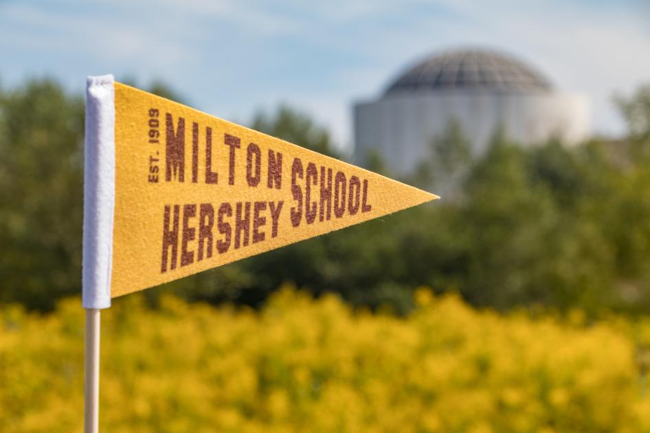 Milton Hershey School Pennant and Founder's Hall