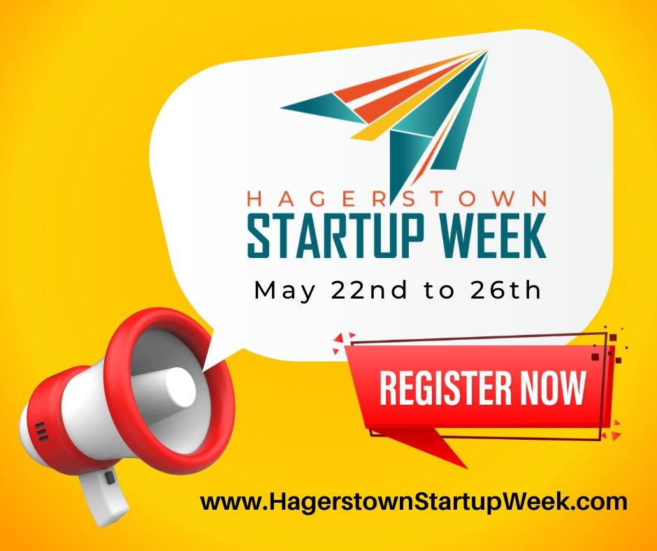 Hagerstown Startup Week Registration Graphic