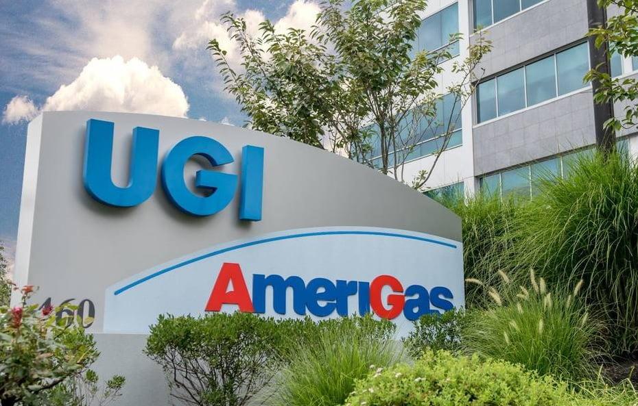 UGI and Amerigas Signs on Office Building