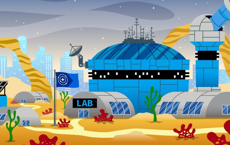 Spaceship image from Digital Citizenship Activity