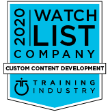 Content Development Watchlist by Training Industry Logo