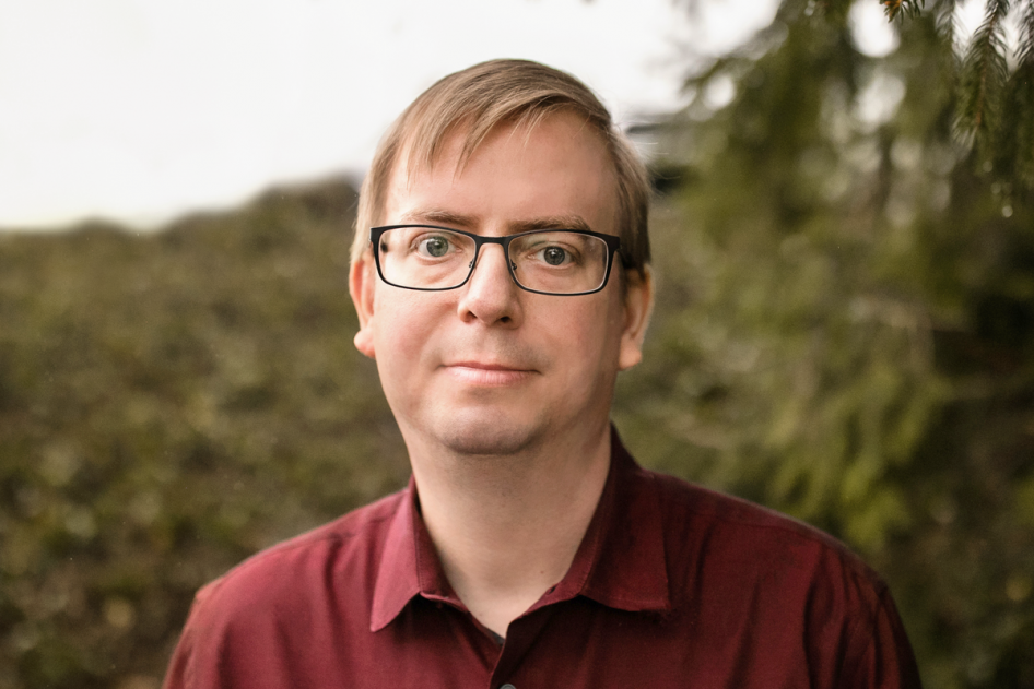 Photo of new d'Vinci Web Developer Travis Miller