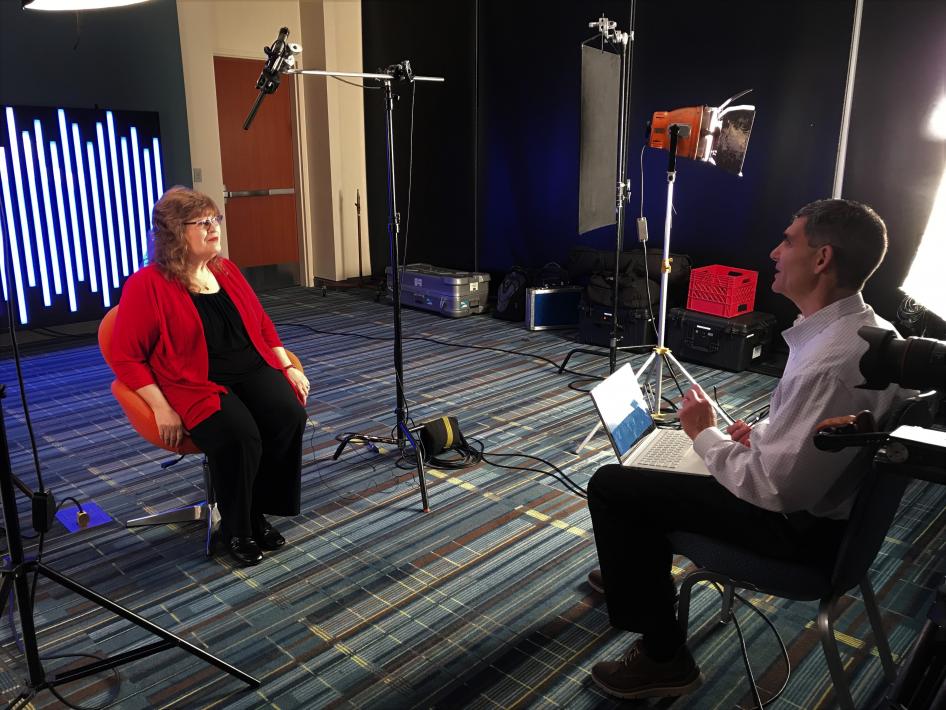 Martha Miles from Micron Technology is interviewed 