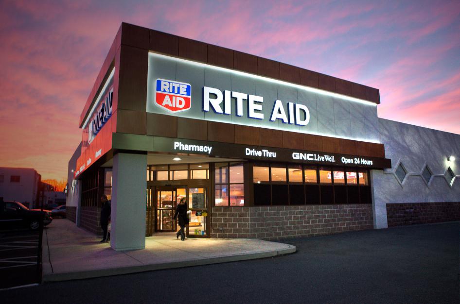 Photo of Rite Aid Store at night